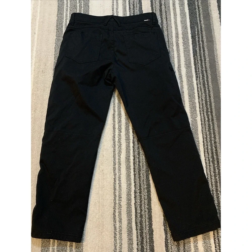 Gerry Fleece Lined Pants Mens 32x30(actual27) Black Nylon Stretch Hiking Outdoor - Picture 8 of 8